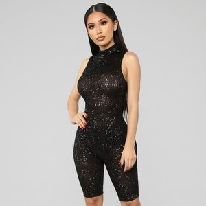 Fashion Nova | Speed of Light Sequin Romper